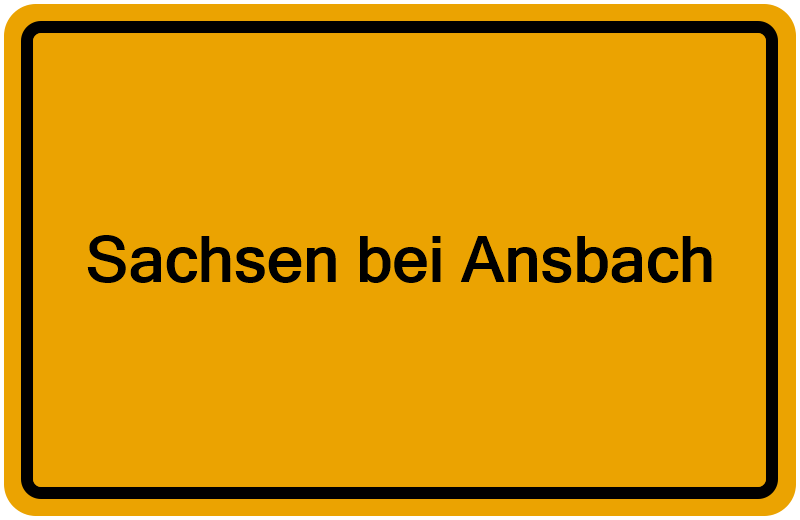 Handelsregisterauszug Sachsen bei Ansbach
